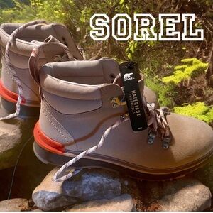 🔥NEW- SOREL Hi-Line Hiking Boot - Women's Sz 8  🌧️waterproof🌧️